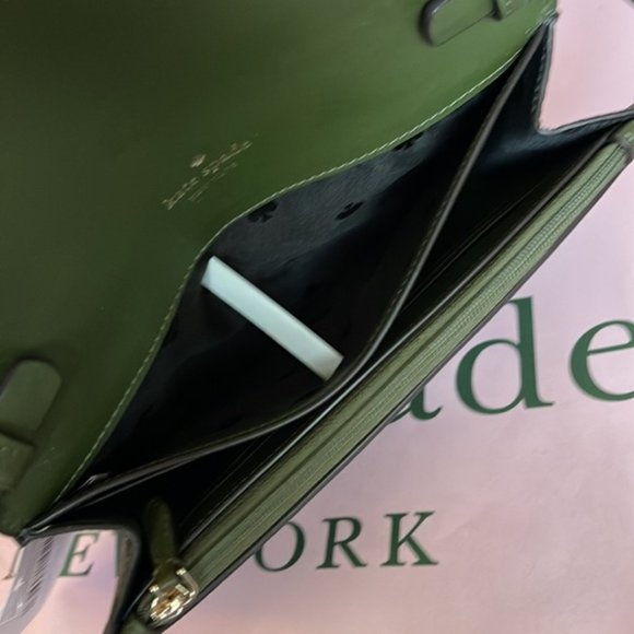 Kate Spade Marti Wallet Crossbody Enchanted Green - Picture 9 of 16
